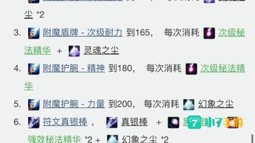 魔兽世界肩膀附魔